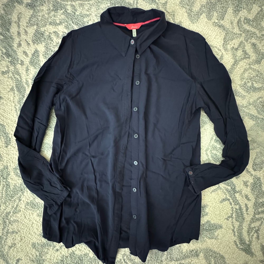 Joules Navy button down women’s shirt